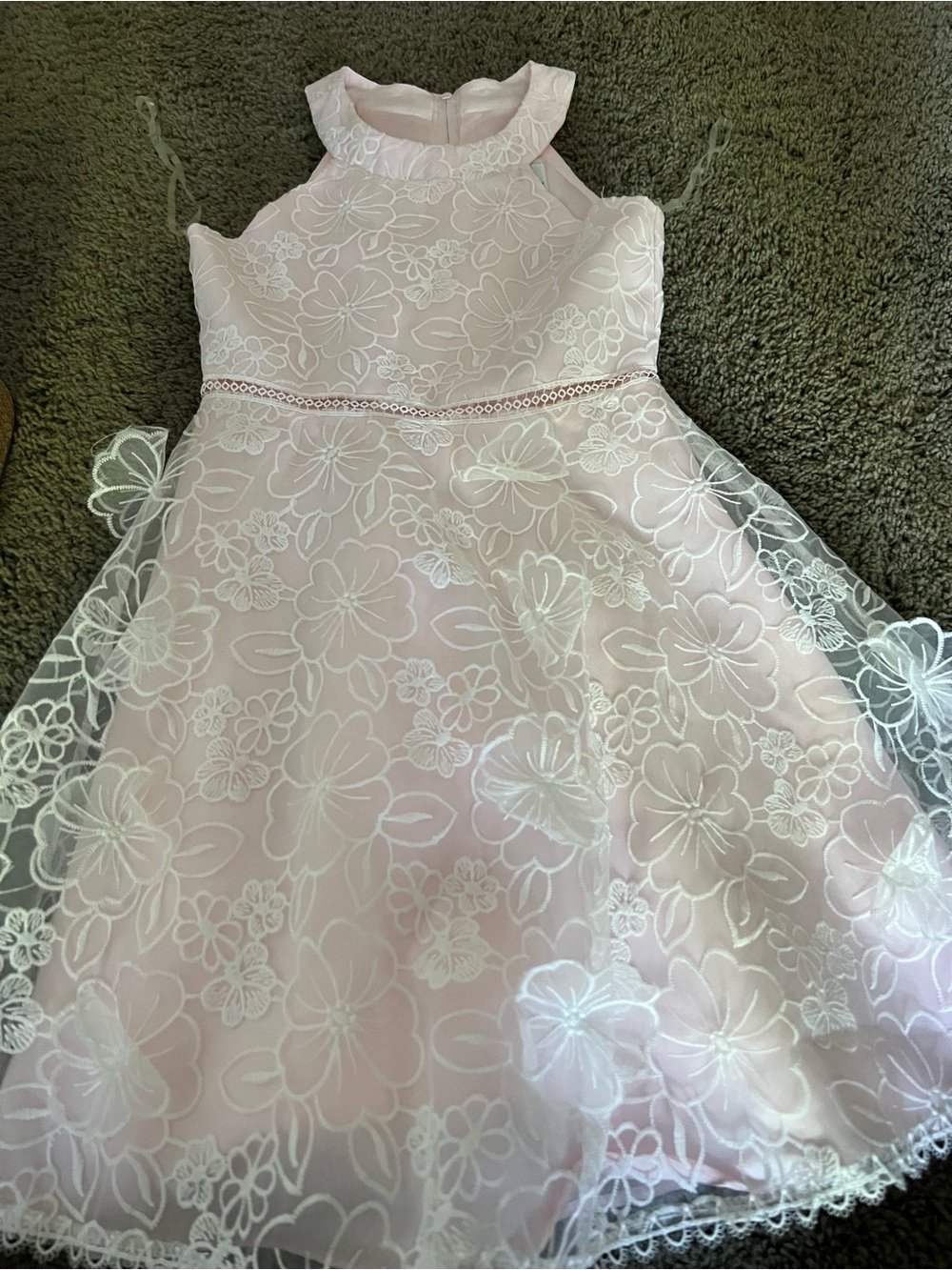 Rare Editions Girls Mini Pink Dress